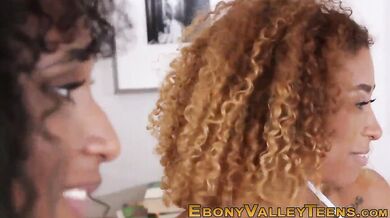 Ebony valley teens jizzed porn