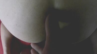 Incredibly wet while pegging my husband, my cuckold have a very tight ass