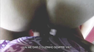 Incredibly wet while pegging my husband, my cuckold have a very tight ass