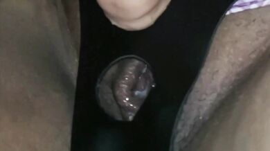 Incredibly wet while pegging my husband, my cuckold have a very tight ass