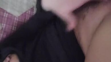 Hot and horny wife rubs clit and nipples wanting to have a huge cock in her pussy