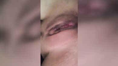 Hot and horny wife rubs clit and nipples wanting to have a huge cock in her pussy