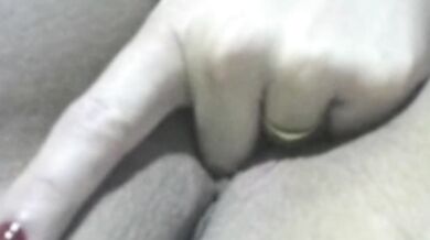 Cuckold husband shares his wife in a video call with a webcam