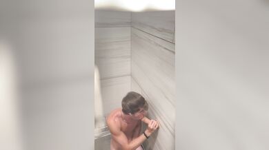 Again...!! Suck And Rough Fucked With This Dildo Till Creampie , Thanks God That No One Came ????????????