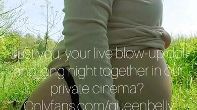 Hose bracelet in anal, deform belly inflation in nature