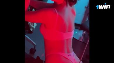 Experience the Raw Passion: Real Couple's Home Sex Scene Bathed in Neon Glow