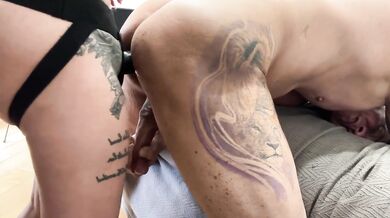 Strap On Stories - Daily PEGGING Day 82 rise & shine . time to milk U. I ButtFucked it so it’s mine.