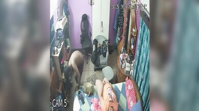 Indian Randi Mom Caught ????On CCTV While Having Threesome Fun With Her Neighbours
