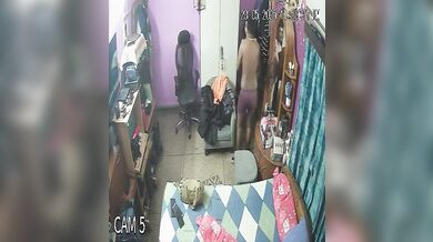 Indian Randi Mom Caught ????On CCTV While Having Threesome Fun With Her Neighbours