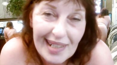 V 376 Country redhead loves to wiggle n jiggle, plus dirty talk, from luscious DawnSkye