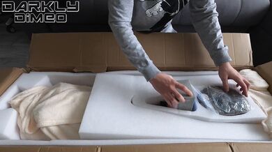 BEZLYA Sex Doll Unboxing. This tiny maid doll loves to be fucked in different poses. Filled pussy