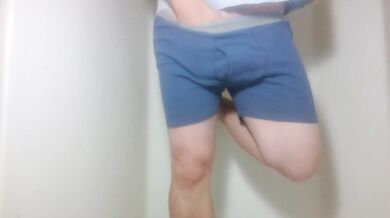 Almost didn't make it peeing in the shower