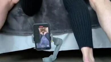 Getting Pounded Doggystyle w/ Leg Warmers Playing W/ My Dripping Creampie!