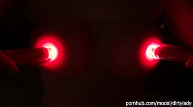 This you have not seen! Glow boobs how silicone implants glow in the dark