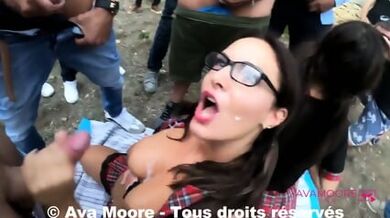 Ava Moore Student Bukkake