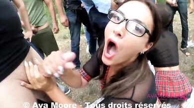 Ava Moore Student Bukkake