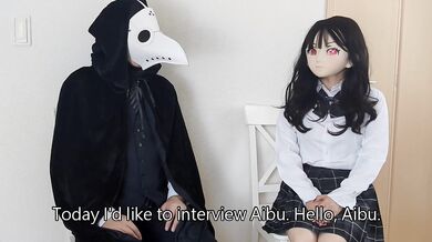 HENTAI Aibu。ベランダ。メイド。拘束されながらオナニー。