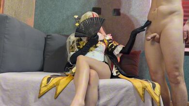 Сперма в рот Хентай Аниме по сюжету игры Genshin Impact