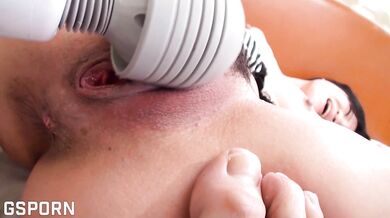 Sexy japanese 18 yo girl with hairy pussy like hot sex and creampie