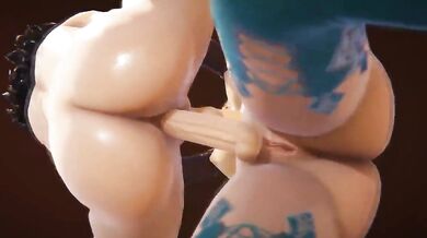 Double Futa - The Witcher 3 - Yennefer gets creampied by Triss Merigold porn