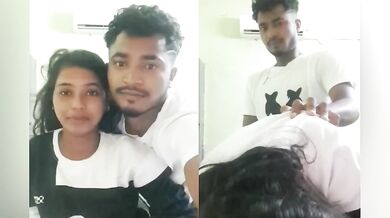 ????????Real Indian Cousin Step Brother Step Sister Fucking In Home But Suddenly Someone Came And They Quick Wear Clothes????????