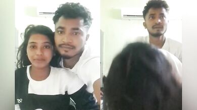 ????????Real Indian Cousin Step Brother Step Sister Fucking In Home But Suddenly Someone Came And They Quick Wear Clothes????????