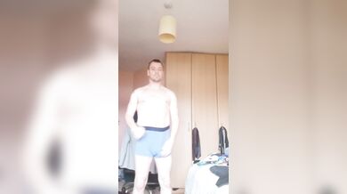 LongJohn0Hara changing from his Green dinner date suit into his street wear clothing