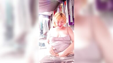 TOUCHING MYSELF AT FLEAMARKET