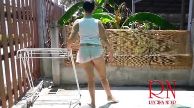 Ballerina workout without panties. All ballerinas love when men look at their cunts.