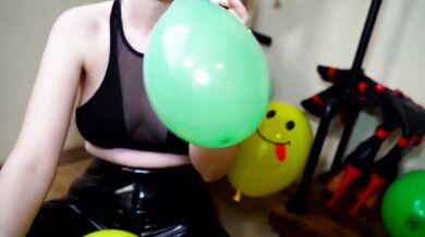 Looner Fetisch ,Ich bring deine Ballons zum platzen