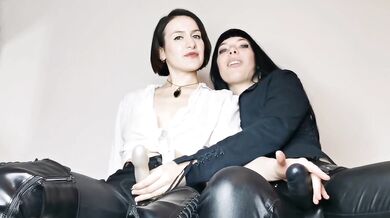 Strapon POV and Dirty Talk: Miss Flora and Goddess Aurora