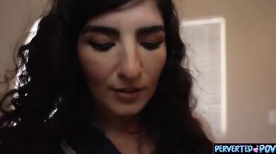 Pregnant Latina Student Seduces Teacher - Petite Teen Fucks Rough In Pov 4K