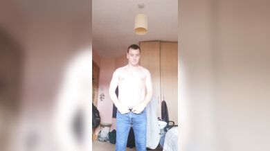 LongJohn0Hara changing from his street wear into his beach get up for a day on the beach with friend