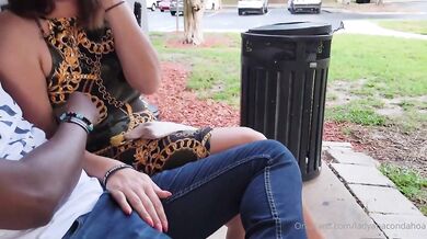 Kissing and stroking @thefirstclassjd outside before the wil.. by ladyanacondahoa from OnlyFans | Coomer