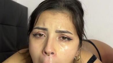 QUICK blowjob from my NEIGHBOUR while my wife's OUT! (Eva Elfie)