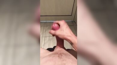 jerking off on the toilet