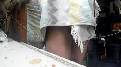 learning with towel webcam male