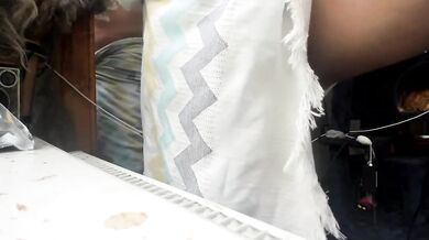 learning with towel webcam male