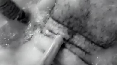 Jacking off in bathtub