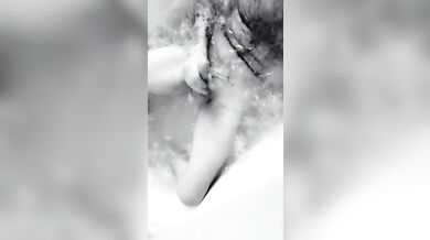 Jacking off in bathtub