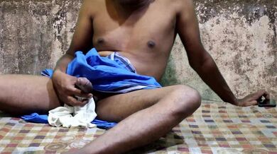 Hand Shake With My Panty Cum on My Panty