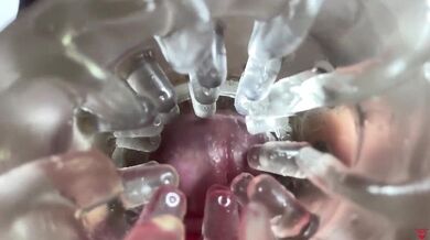 Close up camera in pussy. Sweet Cum inside pussy.