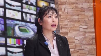 JAV Newscaster Cum Bukkake