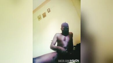 Intense Edging and Orgasm of a Young black - Guy/ Cute / Sexy / Uncut / Big black dick