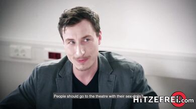 HITZEFREI Naughty threesome with two German blondes Blanche and Celina (Blanche Bradburry, Celina Davis)