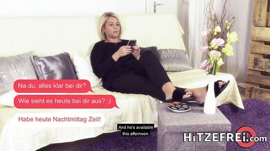 HITZEFREI Tatjana Young found a guy to screw on a dating app