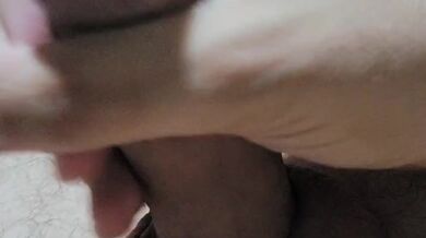 Punheta gostosa solitária