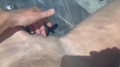 POV Artemisia Love jerking off in the jacuzzi ( full video on OnlyFans )