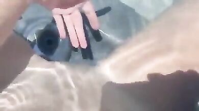 POV Artemisia Love jerking off in the jacuzzi ( full video on OnlyFans )