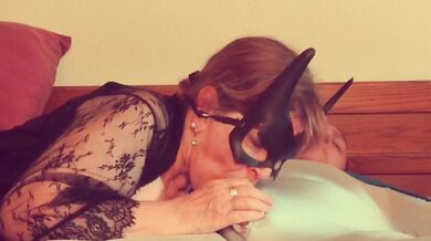 Granny Batgirl SUCKS Batman